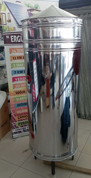 3'lü Basınçlı Krom Dik Sıcak Su Deposu