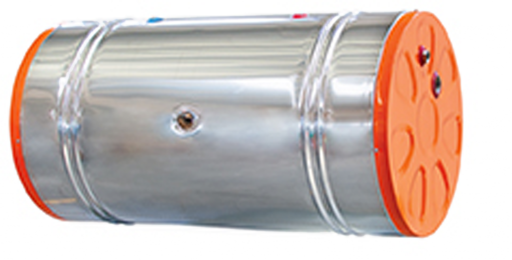 2'li Basınçlı 150 Litre Yatık Sıcak Su Deposu